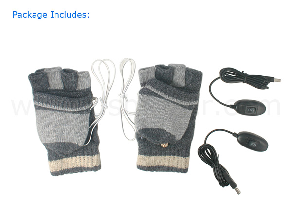 USB heated glove