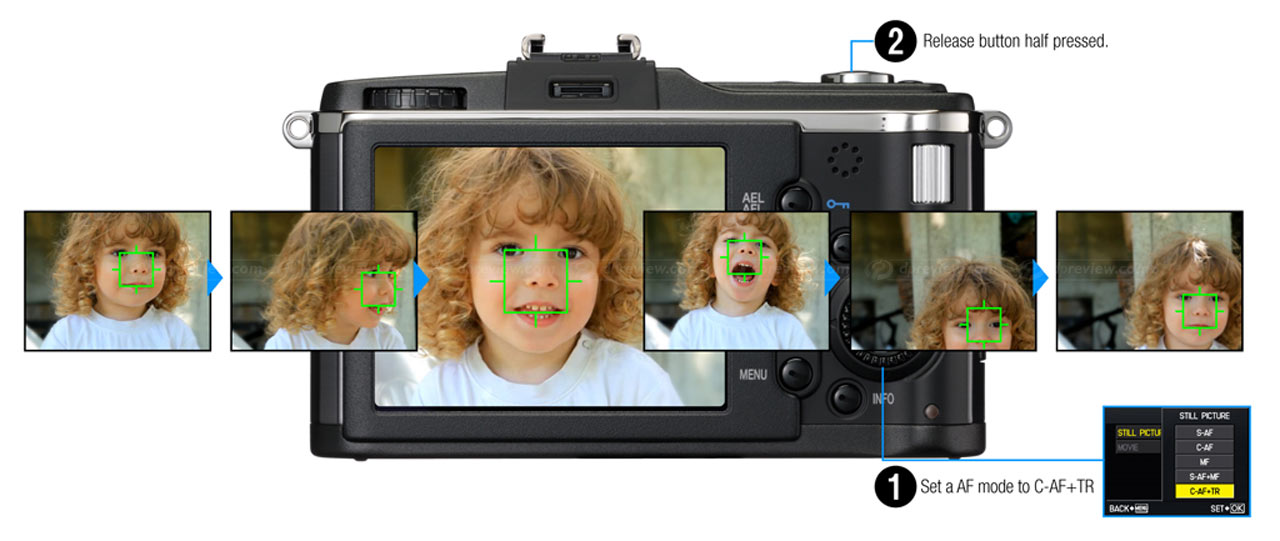 Auto Focus Tracking in EP-2