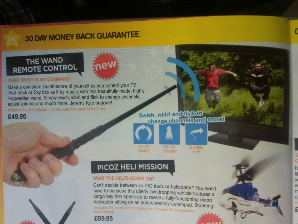 Wand Remote - sold by Firebox.com