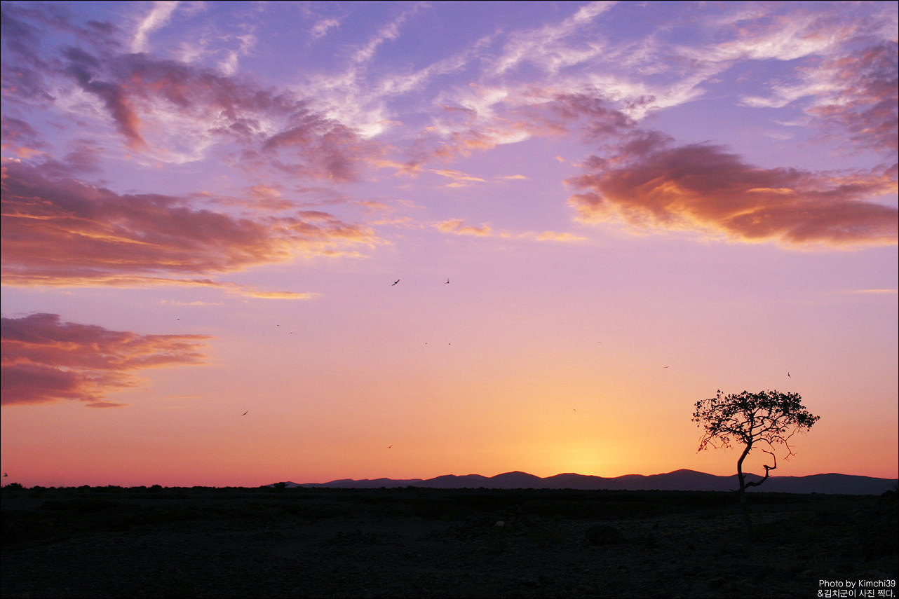 나미비아의 선셋.. (Sunset in Namibia)