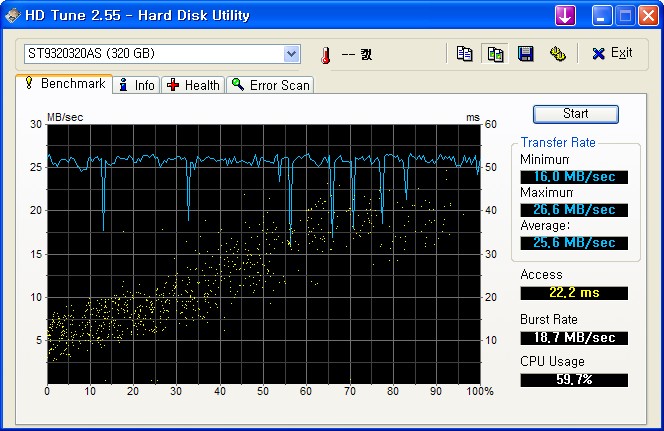TG 삼보 320GB 외장 HDD 일반 모드 5400RPM