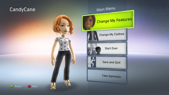 마이크로소프트의 "New Xbox Experience" 아바타
