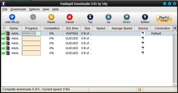 FreeRapid Downloader 이미지