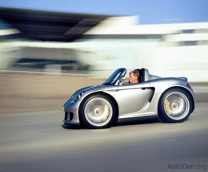 Smart Car Redesigned into Porsche Targa