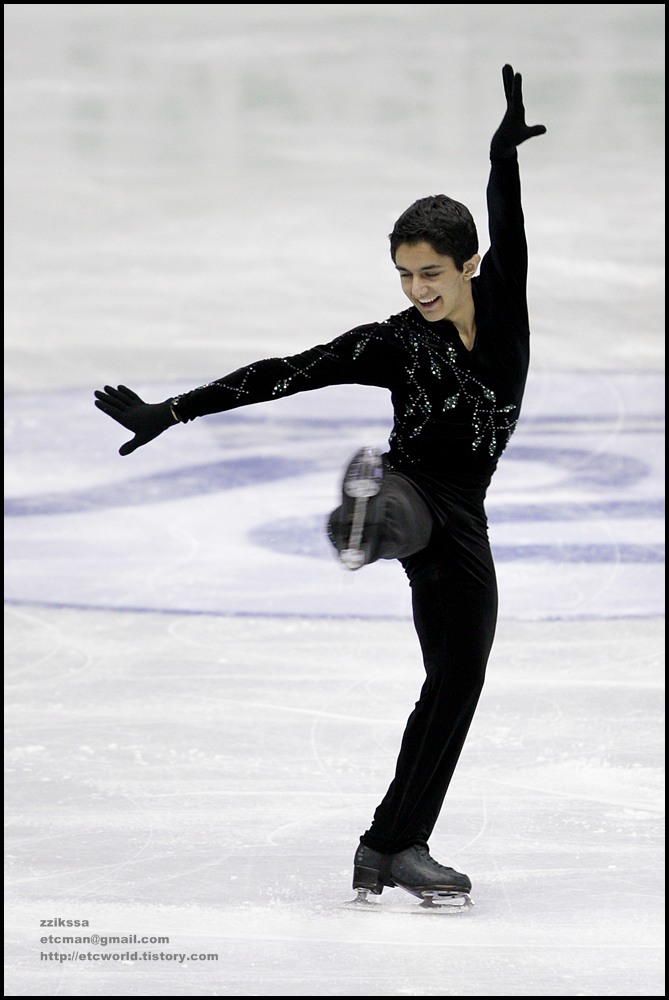 Armin MAHBANOOZADEH at 'SBS ISU Grand Prix of Figure Skating Final Goyang Korea 2008/2009' Junior Men - Short Program