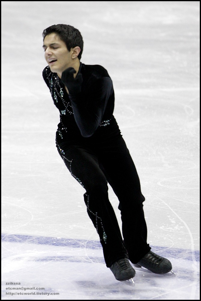 Armin MAHBANOOZADEH at 'SBS ISU Grand Prix of Figure Skating Final Goyang Korea 2008/2009' Junior Men - Short Program