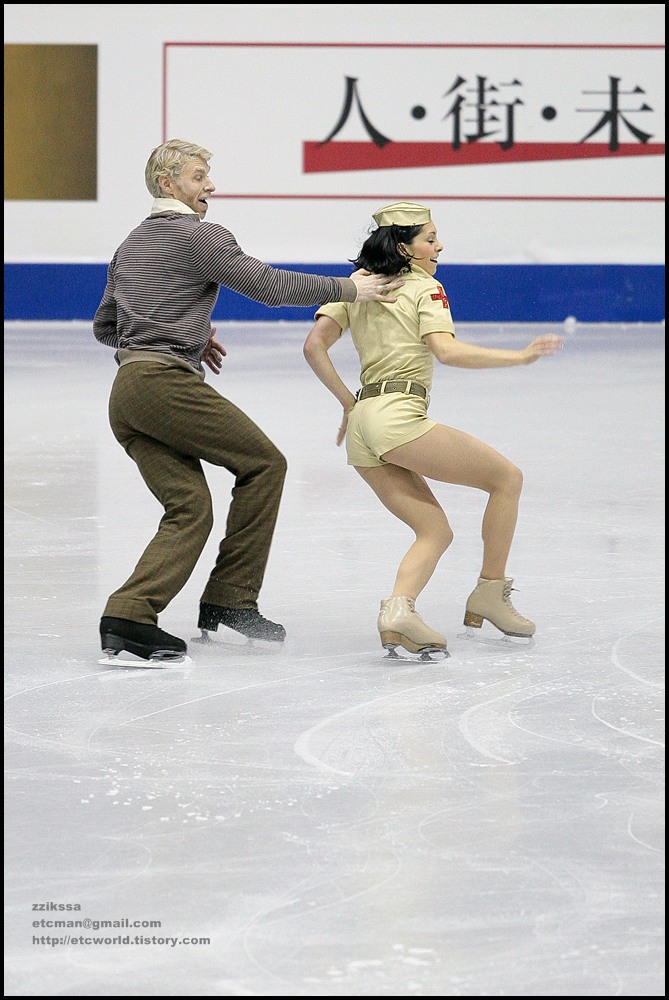 Isabelle DELOBEL & Olivier SCHOENFELDER at 'SBS ISU Grand Prix of Figure Skating Final Goyang Korea 2008/2009' Ice Dance Original Dance