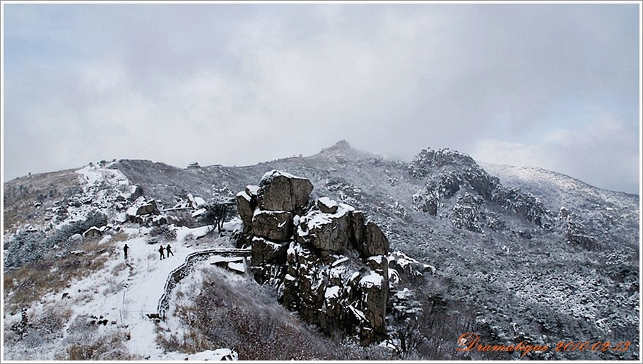 금정산설경