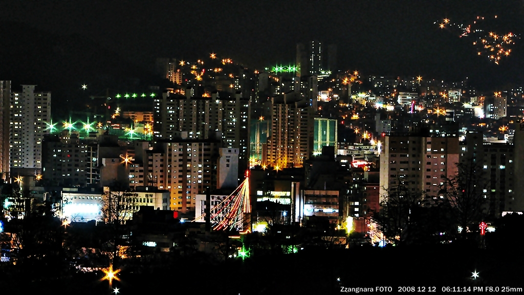 대포산 마안산 야경