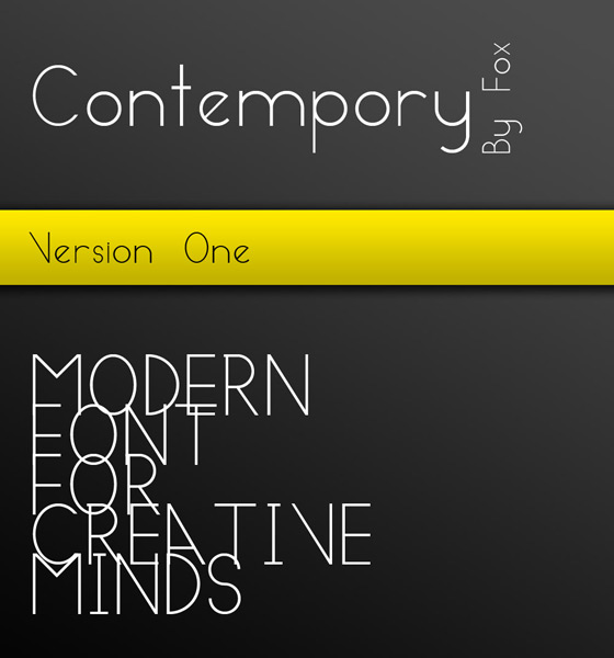 Contempory Modern Font