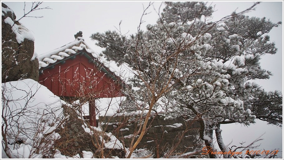 금정산설경