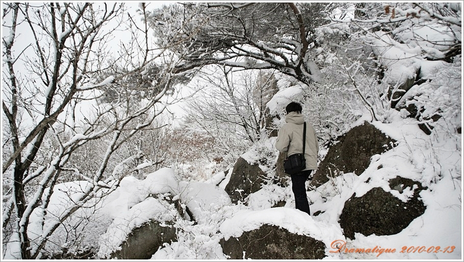 금정산설경