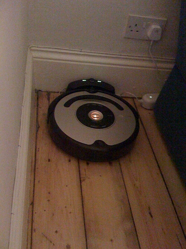 Roomba feeding itself