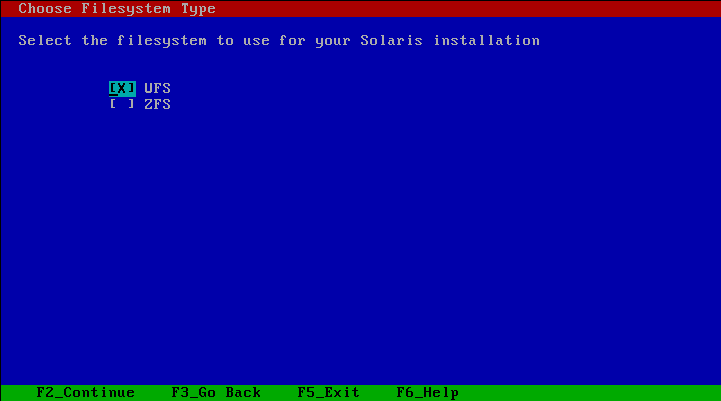 Solaris U6 UFS or ZFS