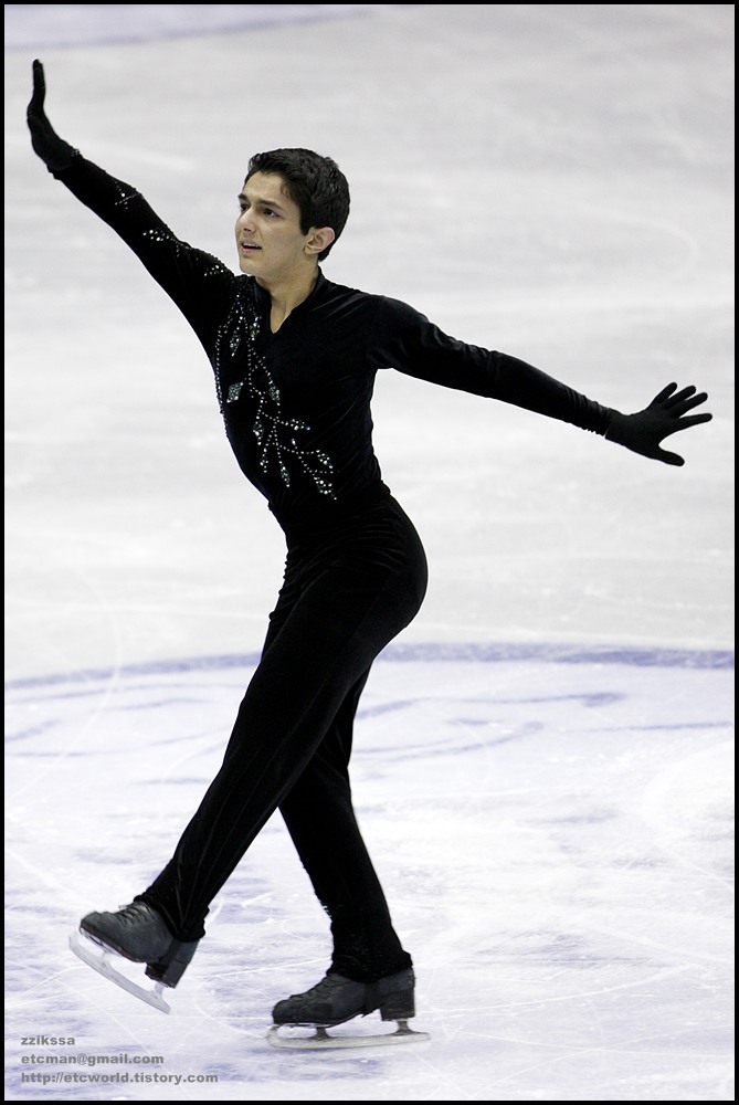 Armin MAHBANOOZADEH at 'SBS ISU Grand Prix of Figure Skating Final Goyang Korea 2008/2009' Junior Men - Short Program