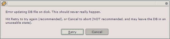 WinAmp Error Message