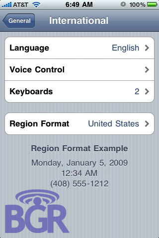 Voice Control in iPhone OS 3.0