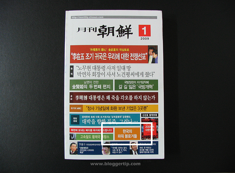 월간조선 "한국의 파워블로거들"