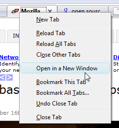 Tab Tearing - Firefox 3.1