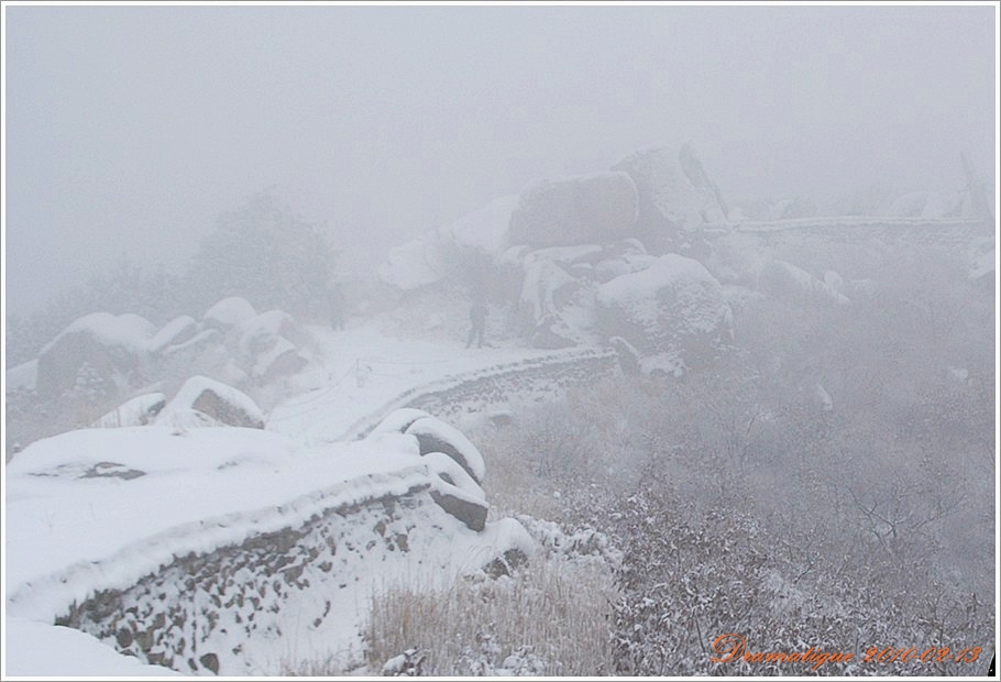 금정산설경