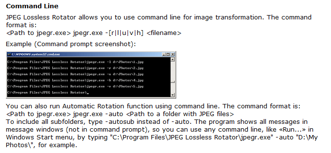 JPEG Lossless Rotator