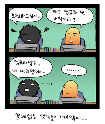 포멧하고싶어... 머리...