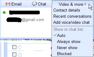 Gmail voice & video chat setup