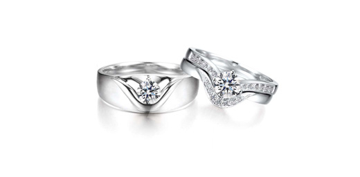 프리머스 다이아몬드 웨딩링, 세련된 디자인에 빠져.
