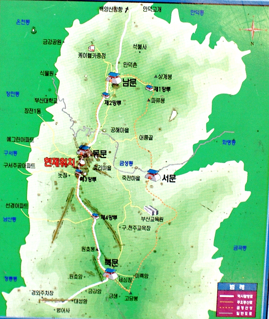금정산 등산로