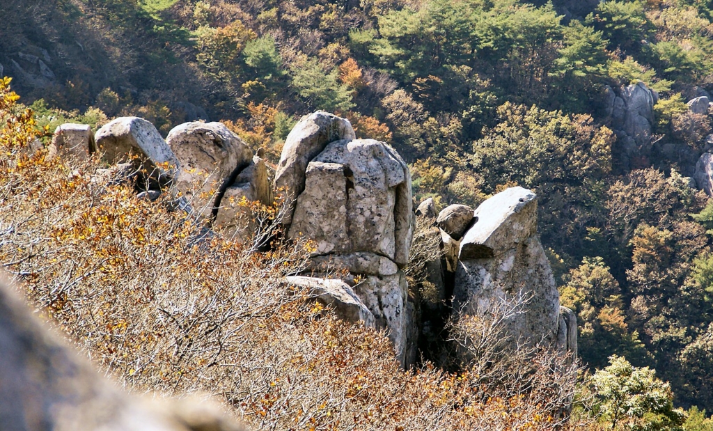 금정산 바위