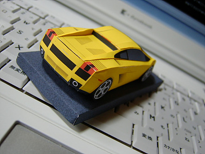 람보르기니 가야르도 (Lamborghini Gallardo) 종이모형!
