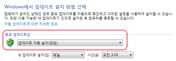자동 업데이트