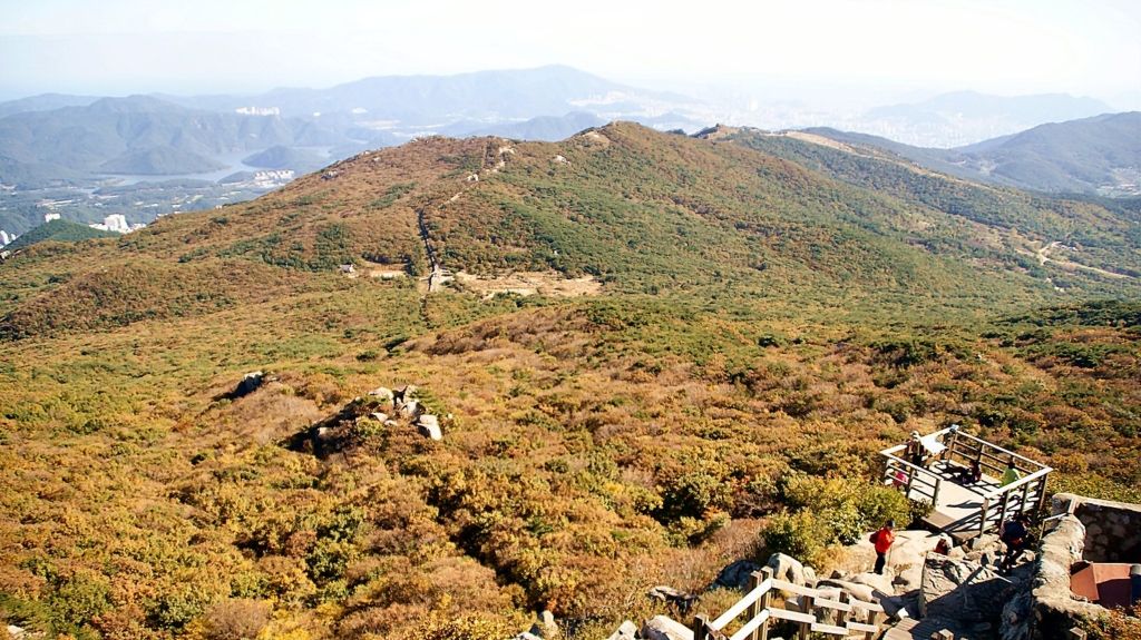 금정산단풍 등산