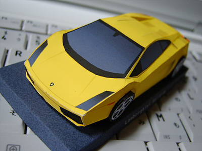 람보르기니 가야르도 (Lamborghini Gallardo) 종이모형!