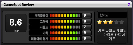 < The Score of GameSpot( http://www.gamespot.co.kr/ ) >
