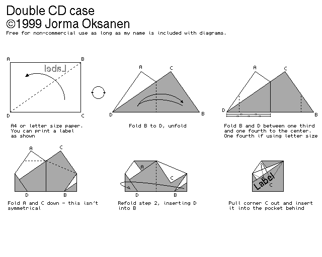 A4 CD CASE