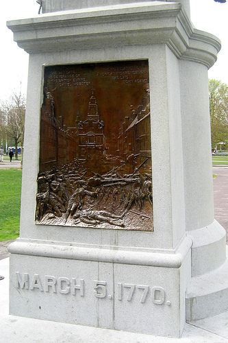 Boston - Boston Common: Boston Massacre Memorial