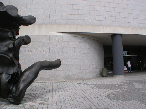 entrance, Museum of Fine Arts