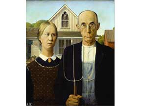 Grant Wood - American Gothic