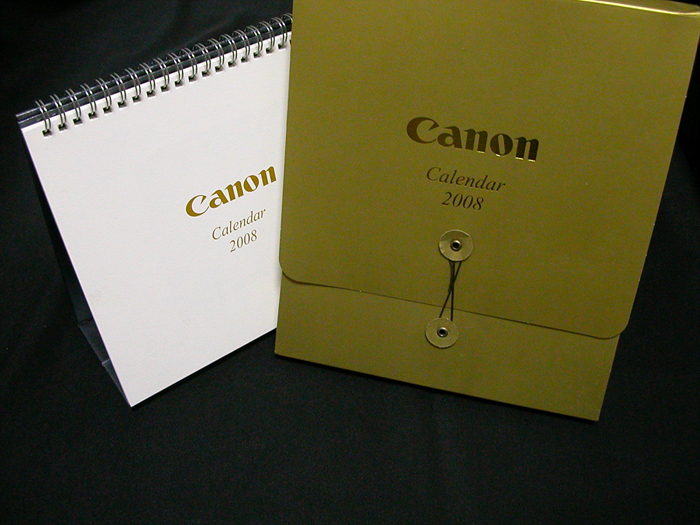 Canon Calendar 2008
