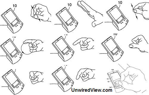 Nokia: Multi-Finger Gesture Patent