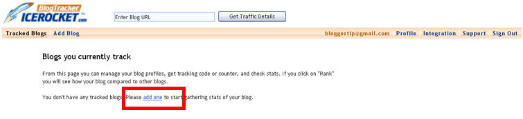 Blog Statistics Website