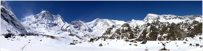 The Panorama of Annapurna Base Camp