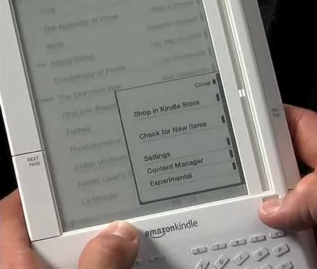 Kindle Cursor Bar