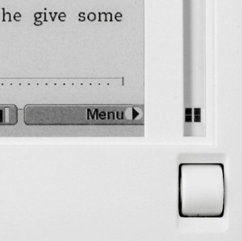 Close up of Kindle Cursor bar