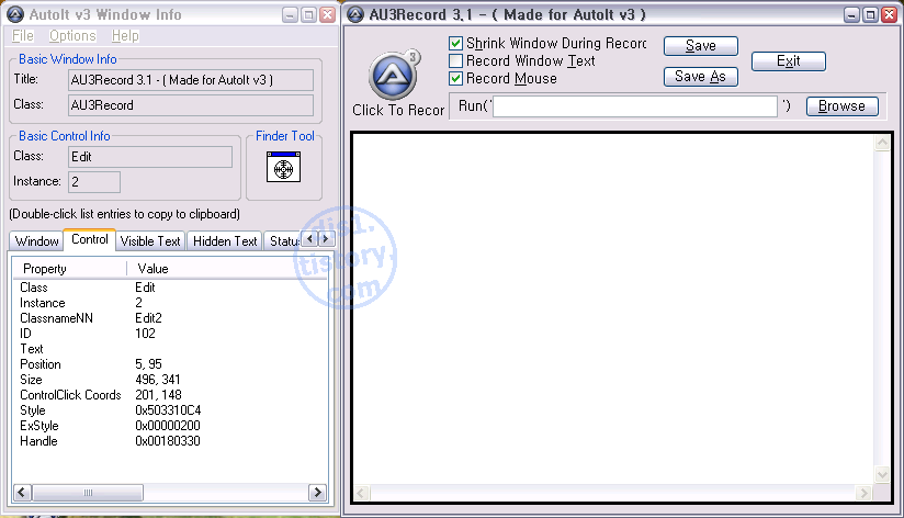 AutoIt v3 Window Info & AU3Record