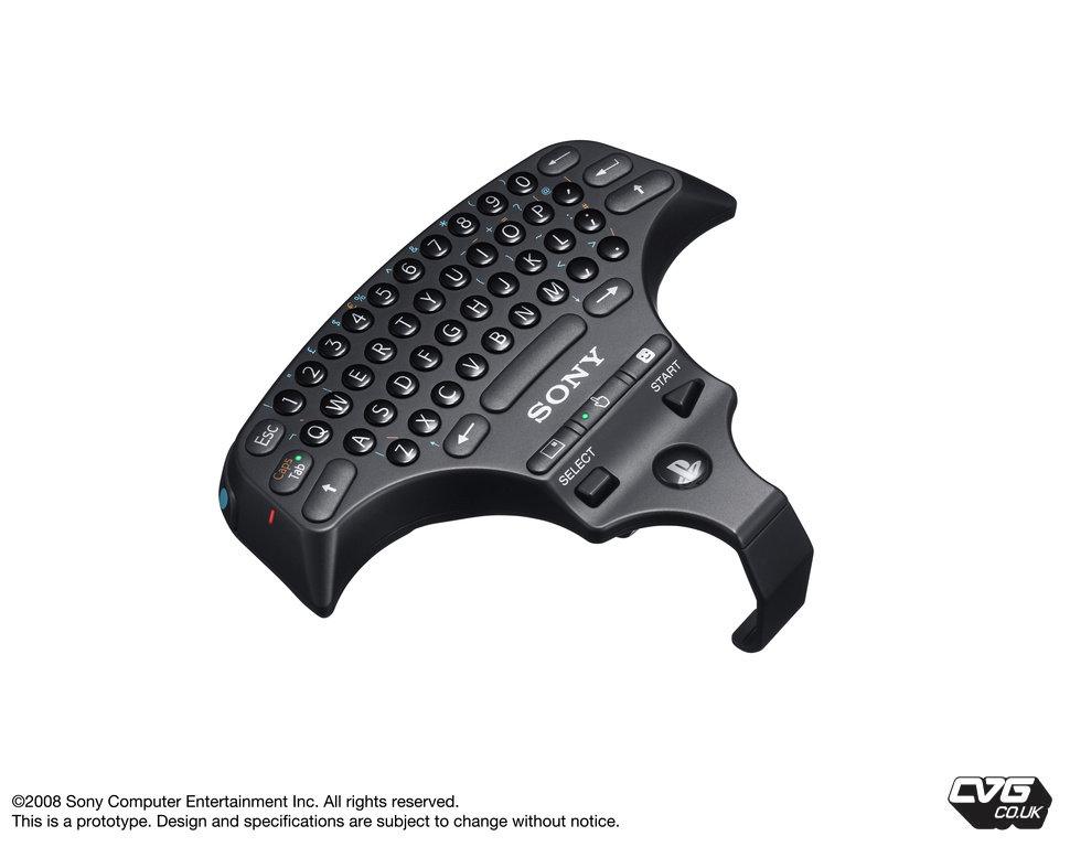 QWERTY keyboard for PS3 Controller