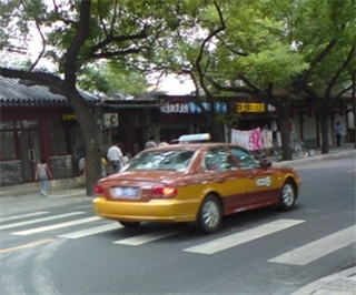 베이징의 택시는 대부분 '엘란트라'다.