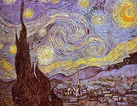 The Starry Night - Vincent Van Gogh 1889