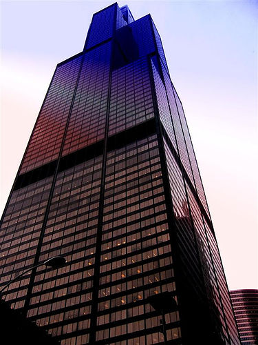 가까이에서 본 Sears Tower Chicago